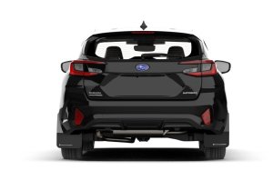 Subaru Impreza Mud Flaps - Front + Rear - Rally Armor - UR Black Flap/Light Blue Logo - Black - `24-`25 Subaru Impreza Mud Flaps - Front + Rear - Rally Armor - UR Black Flap/Light Blue Logo - Black - `24-`25